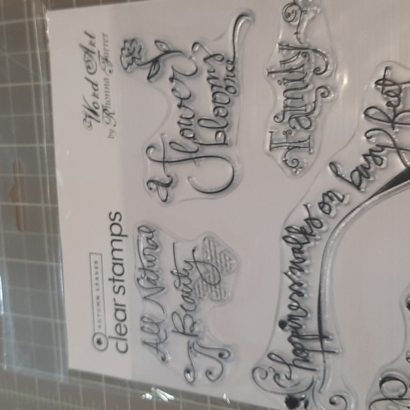 Word Art clear stamp set - Picture 4 of 4